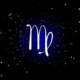 Neon Scorpio Sign With a night sky background