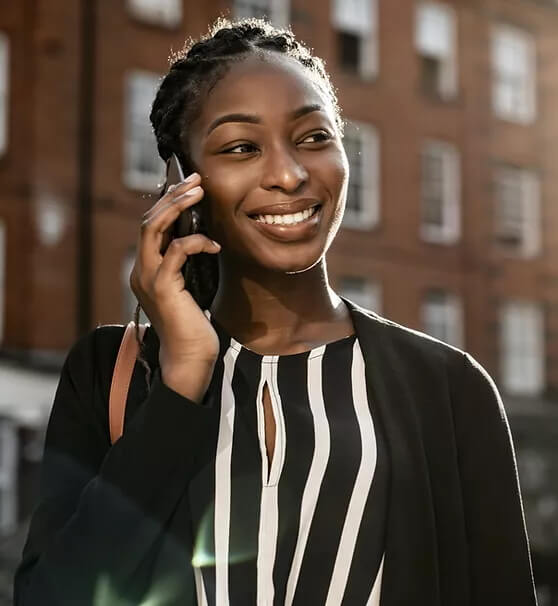 Woman on the phone